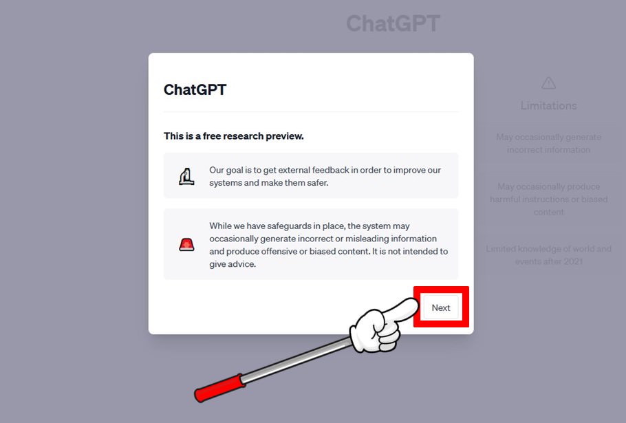 ChatGPTアカウント作成手順１３（パターン１）